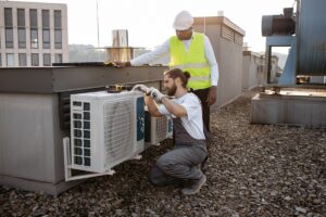 commercial AC installation