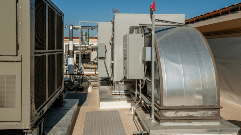 commercial AC installation