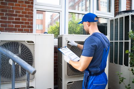 commercial AC installation
